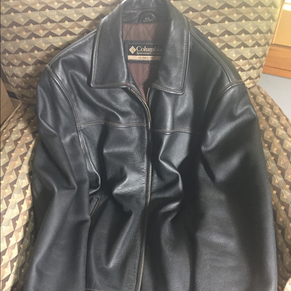 Columbia men’s leather jacket